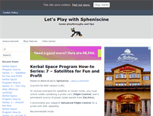 Tablet Screenshot of lets-play-sphen.com
